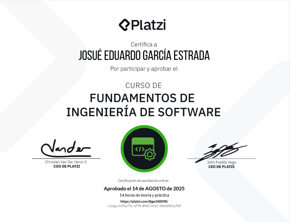 Software Engineering Course